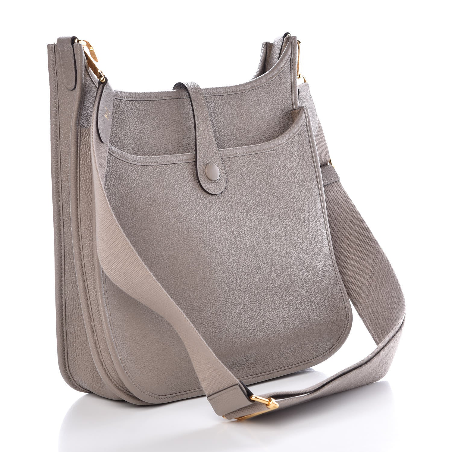 Hermes Taurillon Clemence Evelyne III PM Gris Asphalte 3 of 7