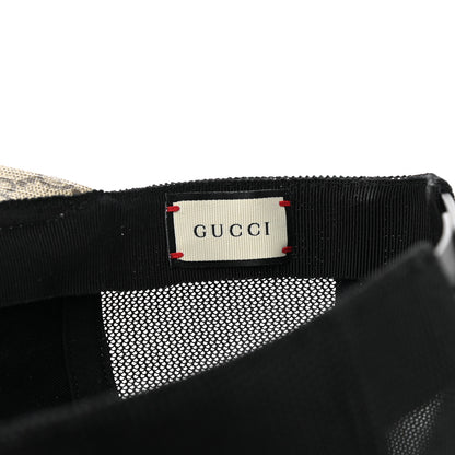 Gucci GG Supreme Monogram Baseball Hat M Beige 8 of 9