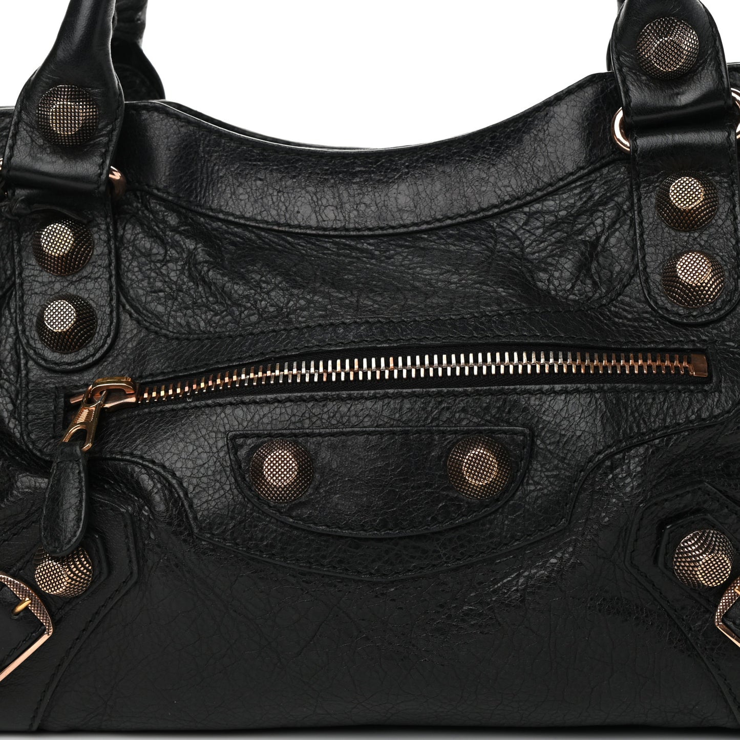 Agneau Giant 21 Rose Gold Hardware City Black