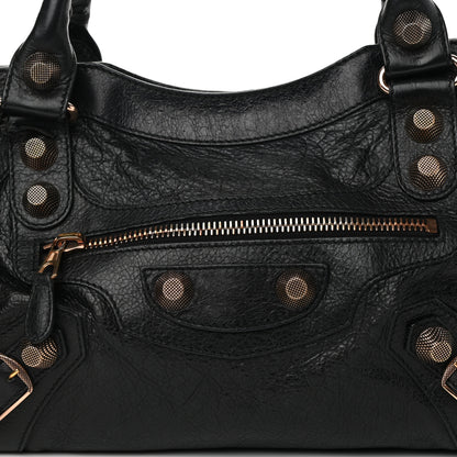 Balenciaga Agneau Giant 21 Rose Gold Hardware City Black 7 of 9