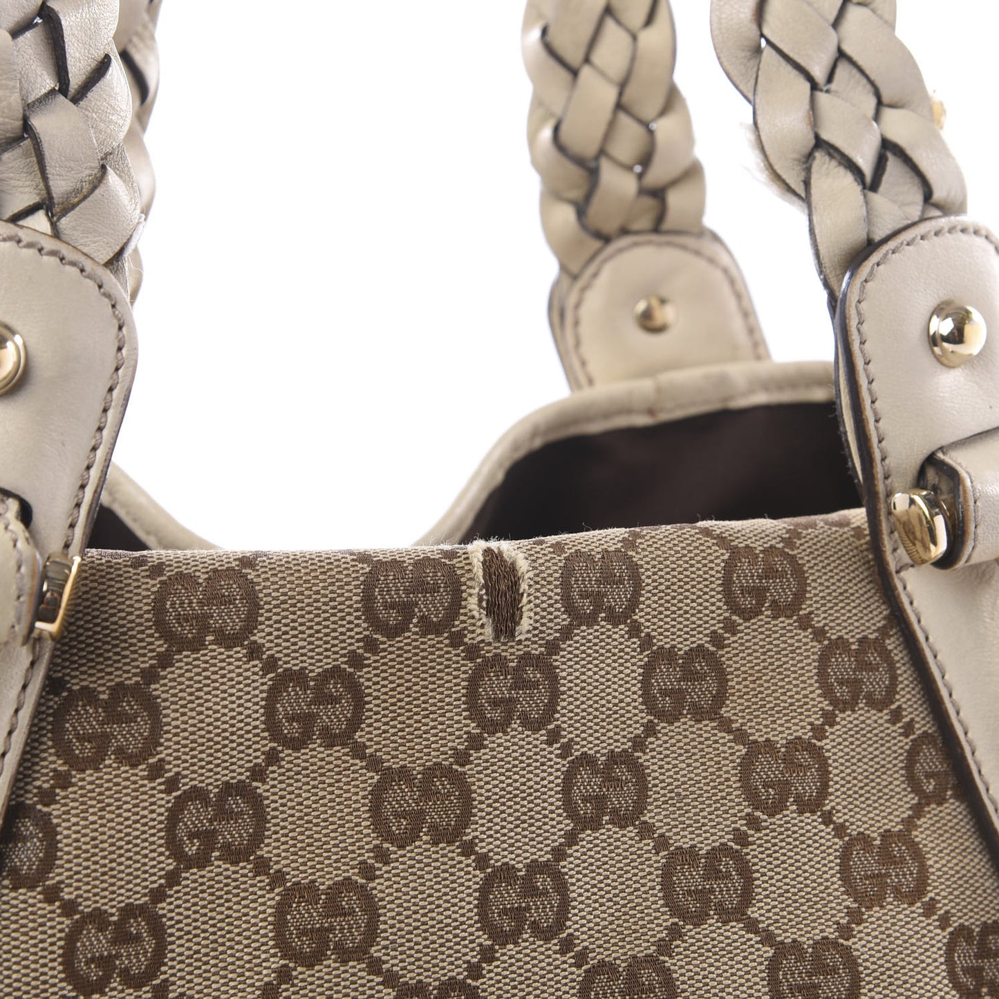 Monogram Small Pelham Shoulder Bag Off White