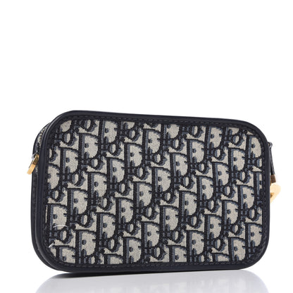 Christian Dior Oblique Diorquake Clutch Blue 3 of 12