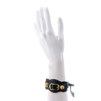 Balenciaga Agneau Arena Giant 12 Gold Hardware L Bracelet Black 2 of 6