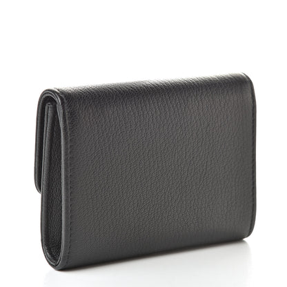 Chanel Calfskin Timeless CC Card Holder Wallet Black 3 of 9