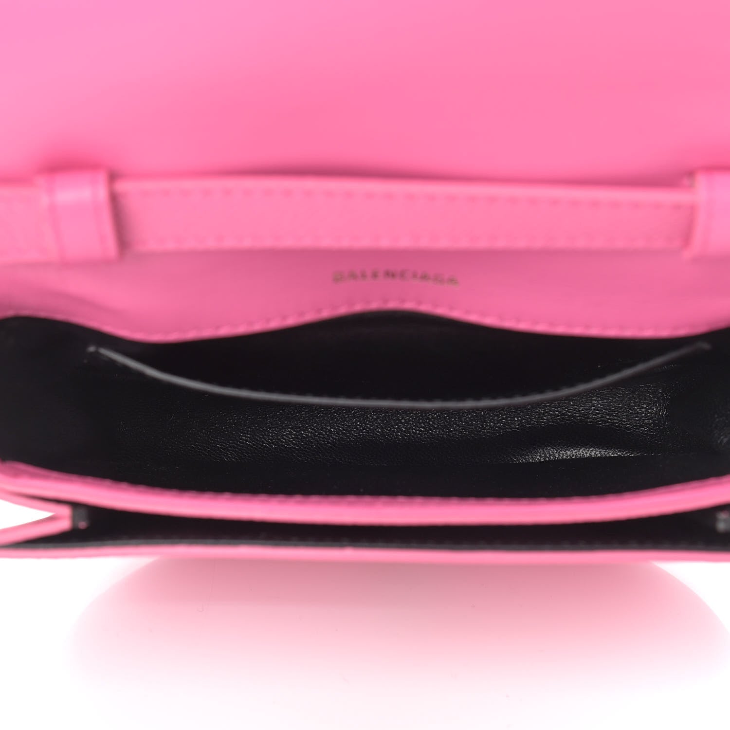 Balenciaga Signature Grained Calfskin Logo Print Ville Day Bag XS Rose Bubblegum Black 5 of 11