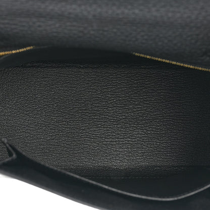 Hermes Togo Kelly Retourne 25 Black 5 of 9