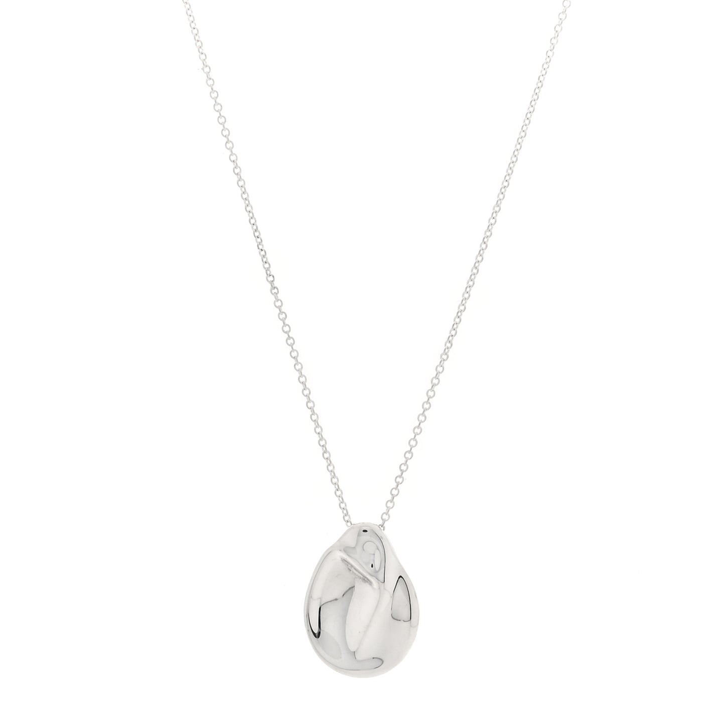 Sterling Silver Nugget Pendant Necklace