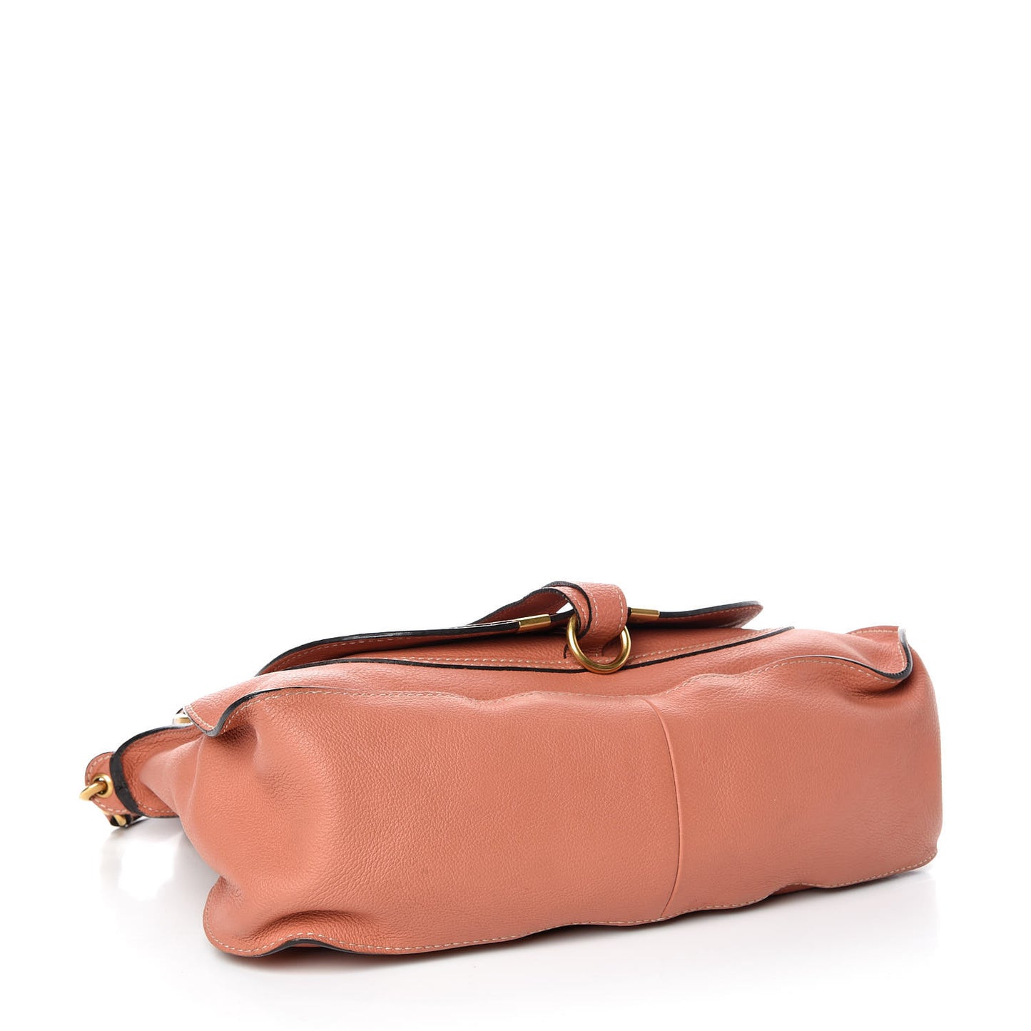 Calfskin Medium Marcie Satchel Coral