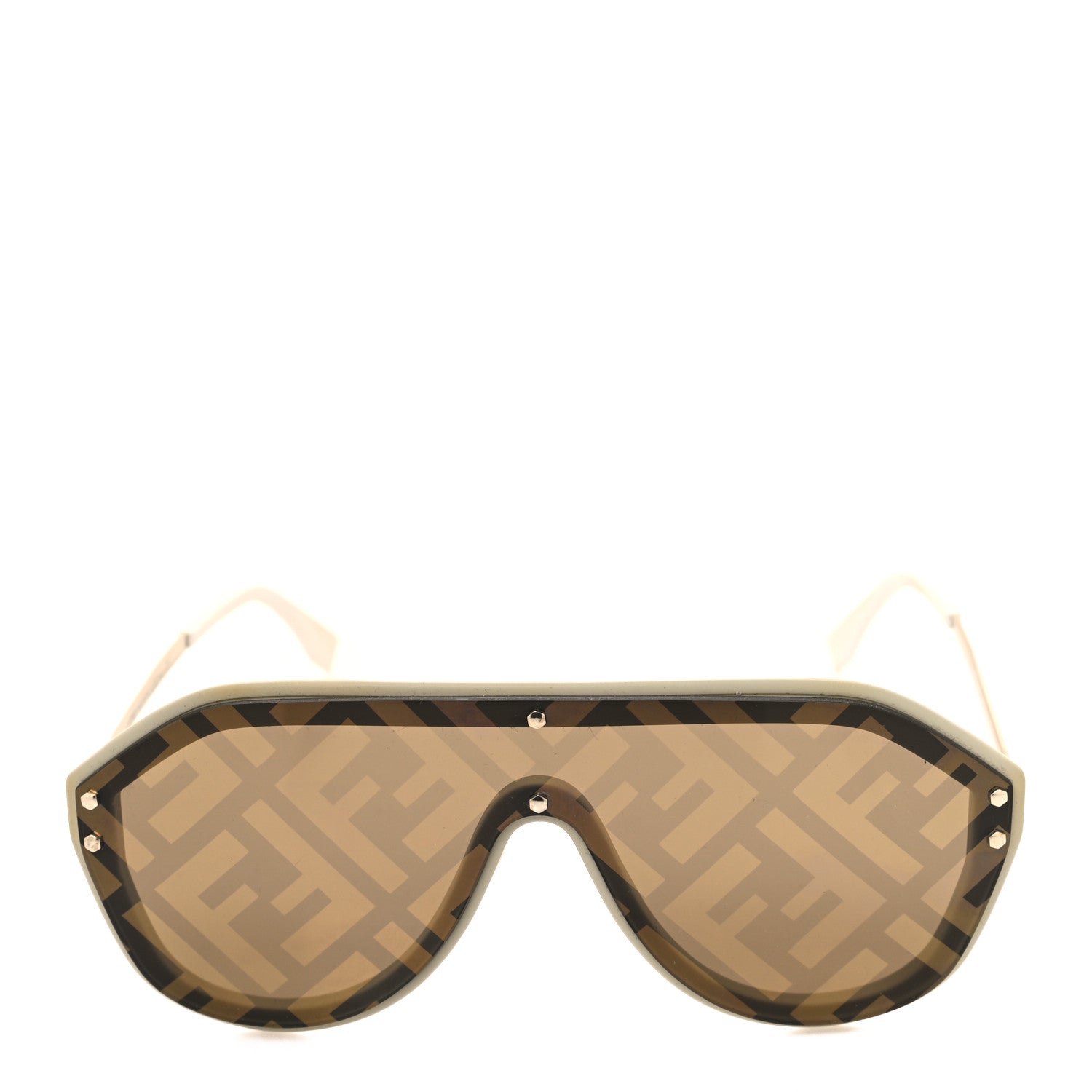 Fendi FF Fabulous Shield Sunglasses FF M0039/G/S White 2 of 7