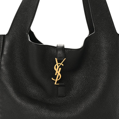 Saint Laurent Grained Deerskin Bea Tote Black 7 of 9