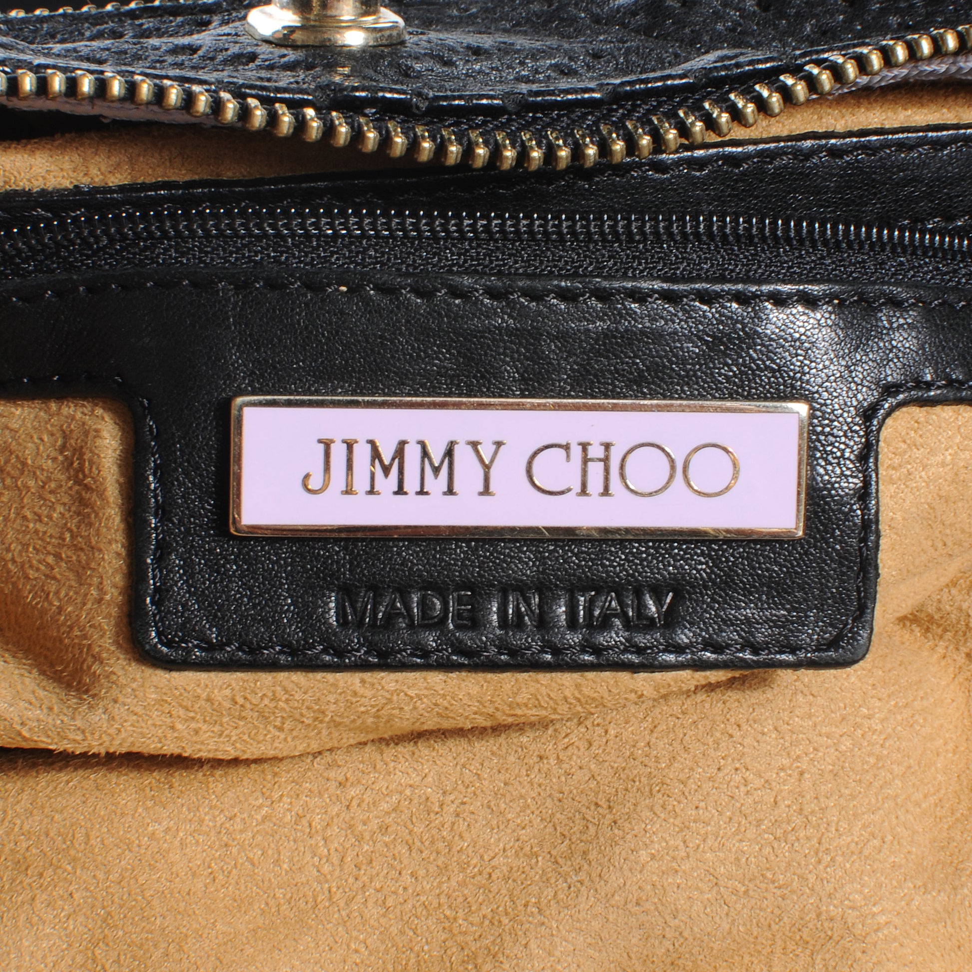 Jimmy Choo Leather Perforated Blythe M Handbag Black 5 of 6