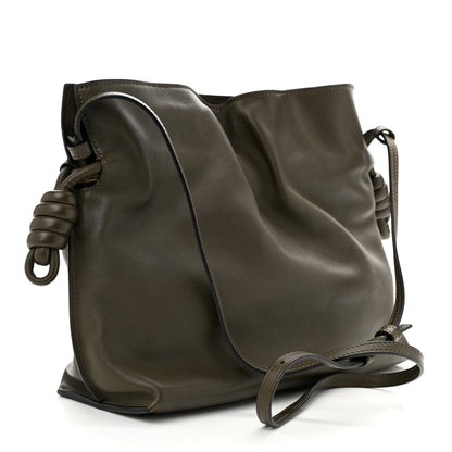 Loewe Nappa Medium Flamenco Knot Bag Dark Khaki 3 of 10