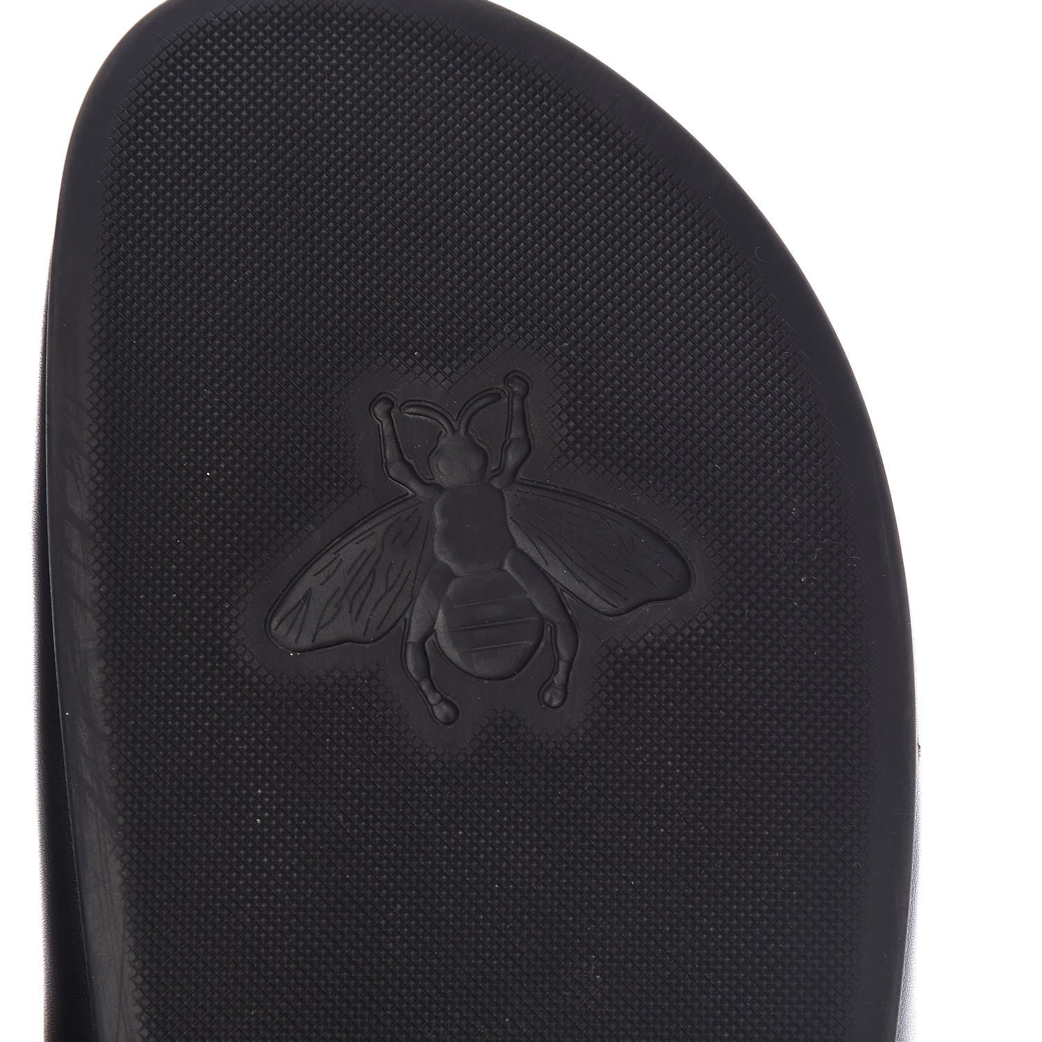 Gucci Calfskin Fur Mens Horsebit River Slingback Slippers 8 Black 7 of 11