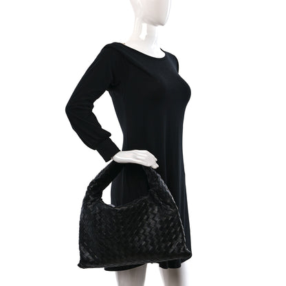 Bottega Veneta Calfskin Intrecciato Small Hop Black 2 of 9