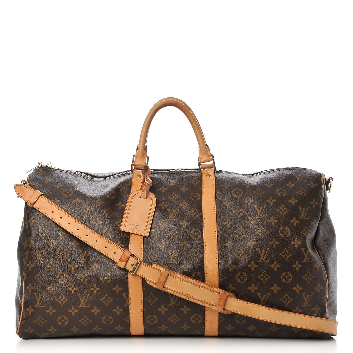 Louis Vuitton Monogram Keepall Bandouliere 55 1 of 15