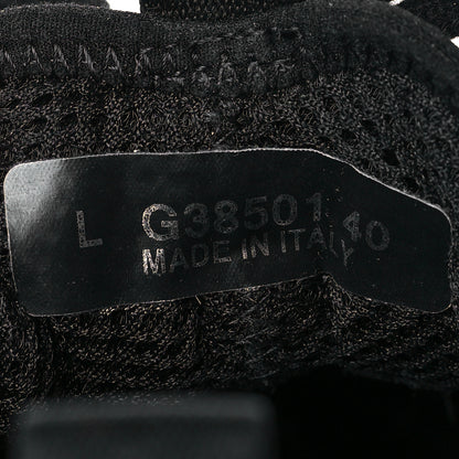 Chanel Suede Calfskin Mixed Fibers CC Sneakers 40 Black 9 of 10
