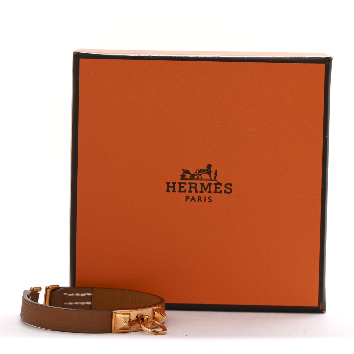 Hermes Swift Mini Rivale Bracelet T2 Gold 7 of 7