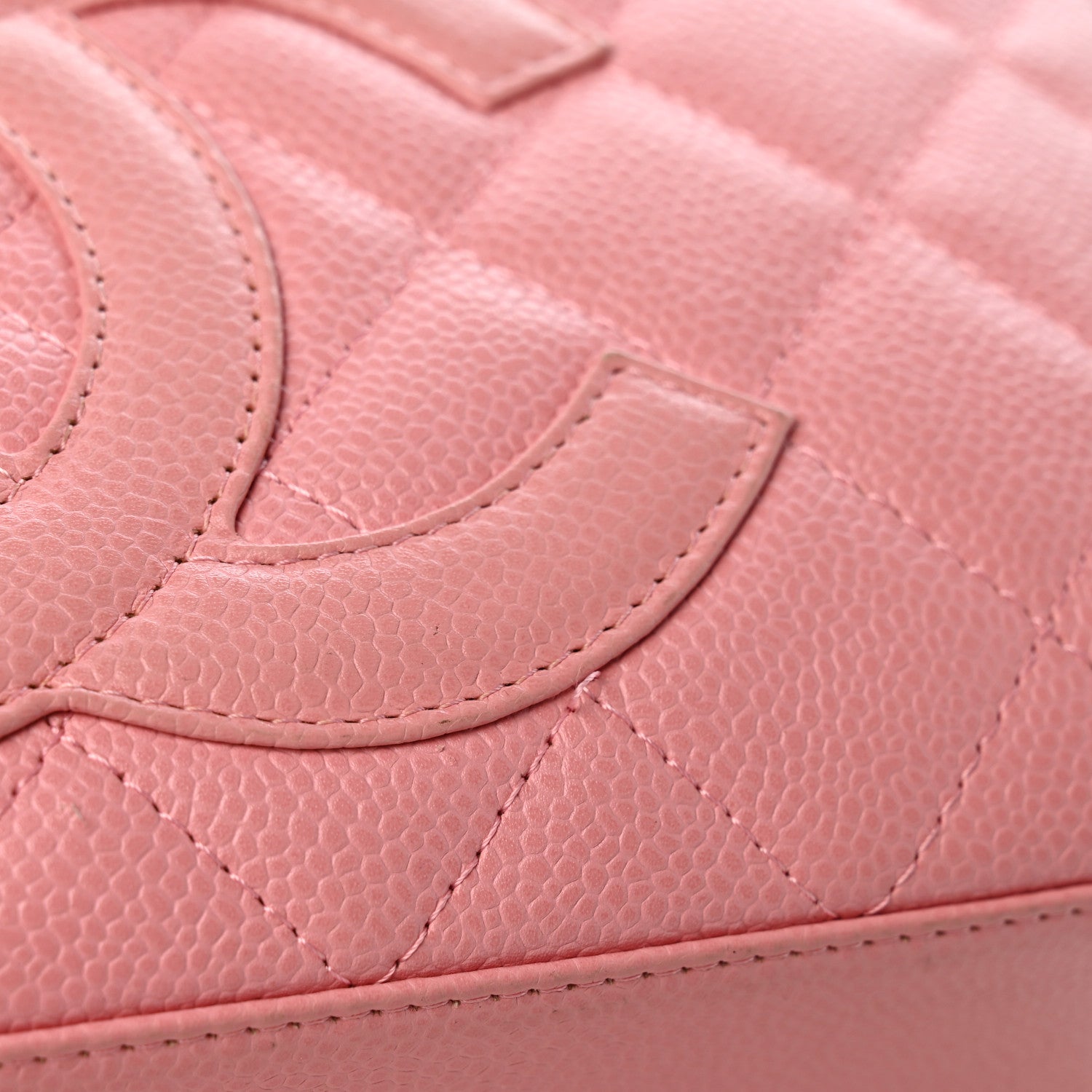 Chanel Caviar Quilted Small Bowler Pink 15 of 15