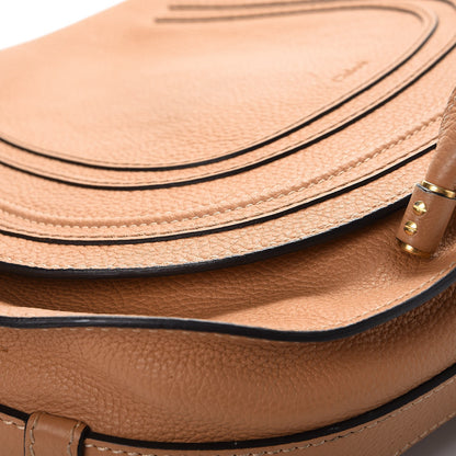 Chloe Calfskin Medium Marcie Round Crossbody Bag Nut 7 of 14