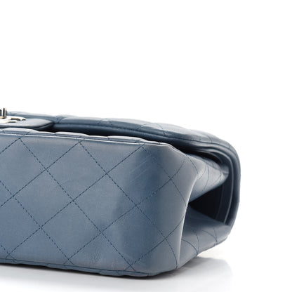 Chanel Lambskin Quilted Jumbo Double Flap Light Blue 9 of 9