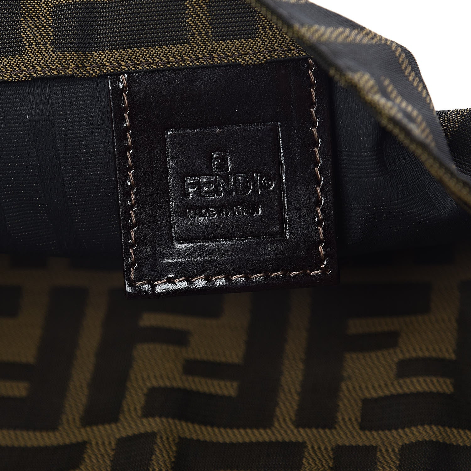 Fendi Zucca Pochette Tobacco 6 of 10