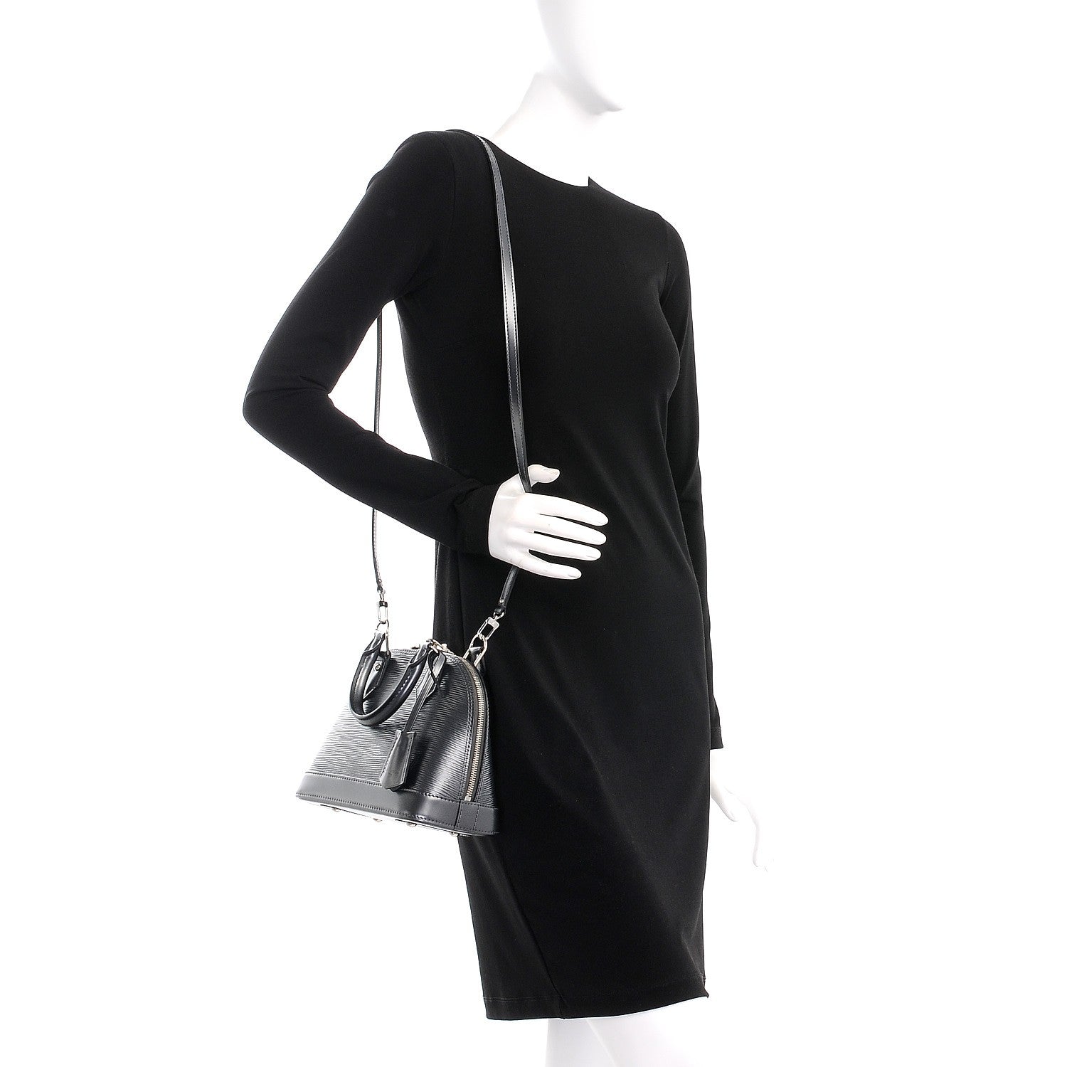 Louis Vuitton Epi Alma BB Anthracite Nacre 2 of 3