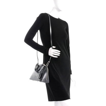 Louis Vuitton Epi Alma BB Anthracite Nacre 2 of 3