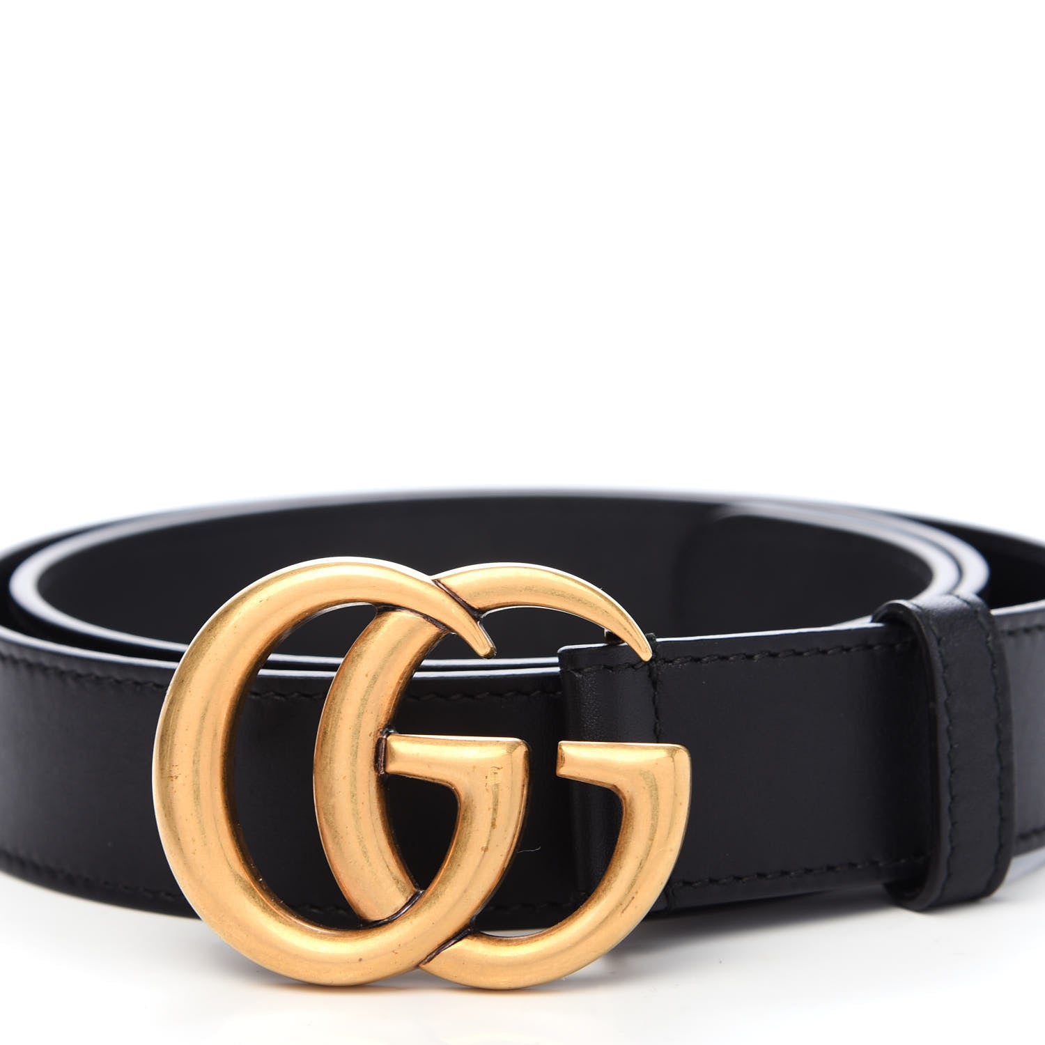 Gucci Calfskin Double G 30mm Belt 90 36 Black 6 of 7
