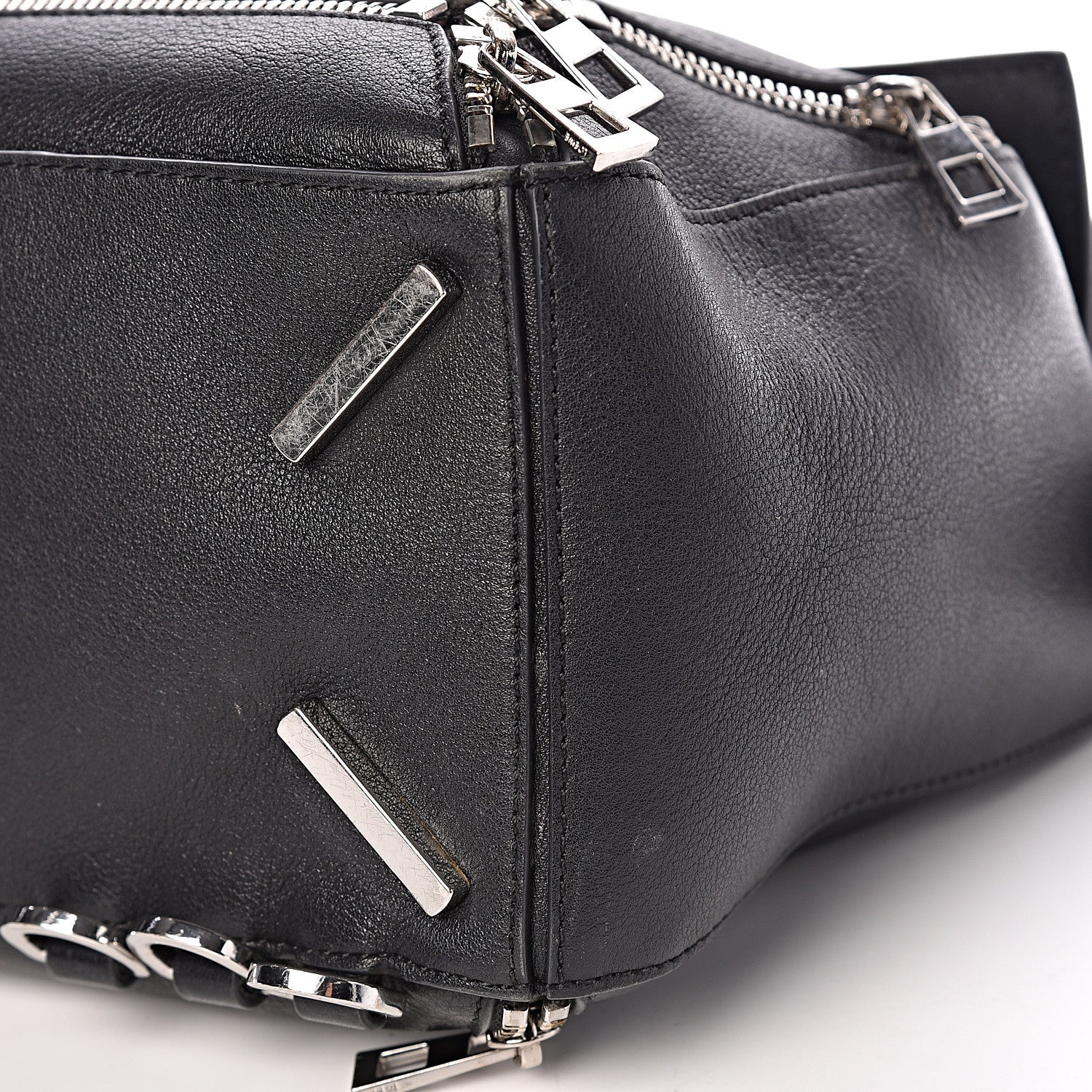 Loewe Calfskin Zipper Puzzle Bag Black 16 of 17