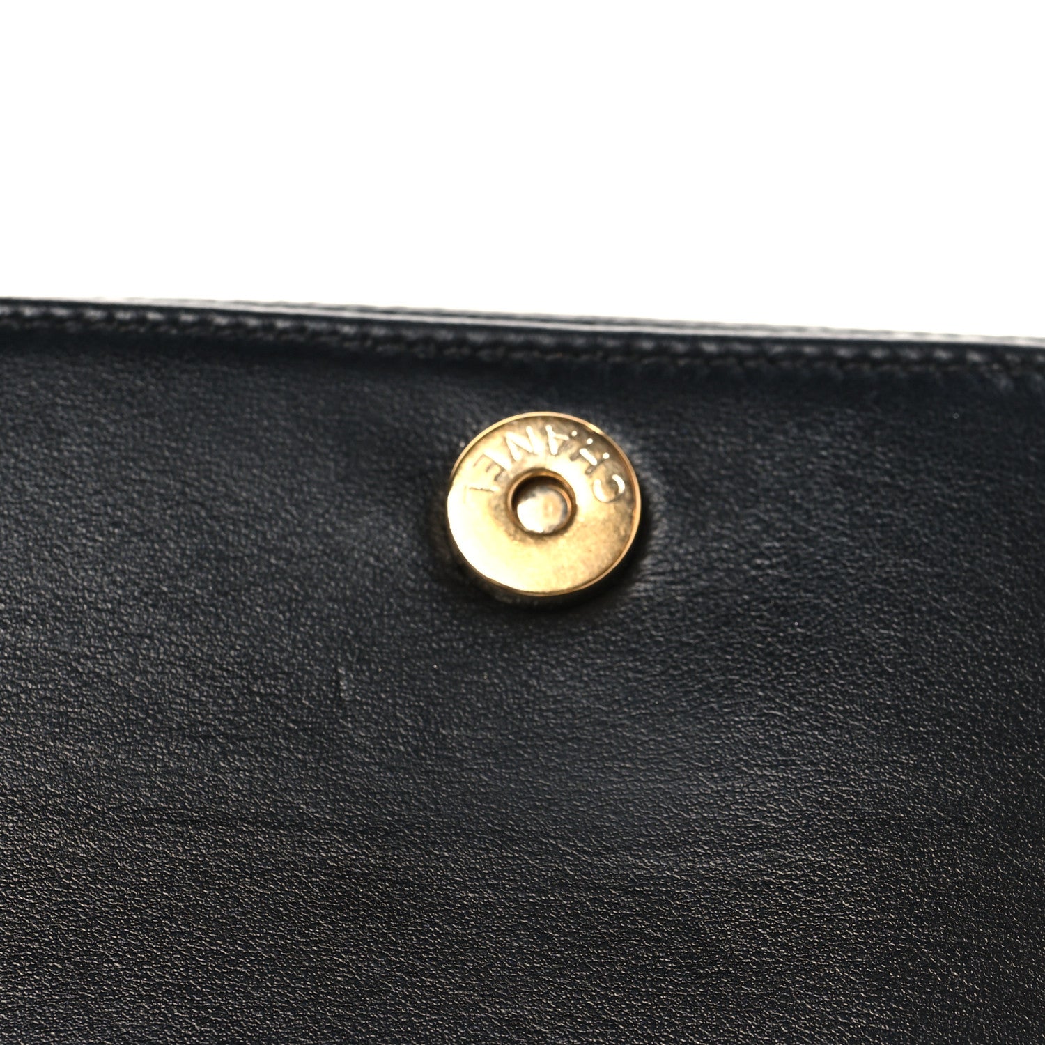 Chanel Caviar Quilted Boy Wallet On Chain WOC Black 12 of 13