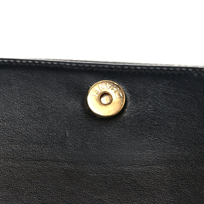 Chanel Caviar Quilted Boy Wallet On Chain WOC Black 12 of 13