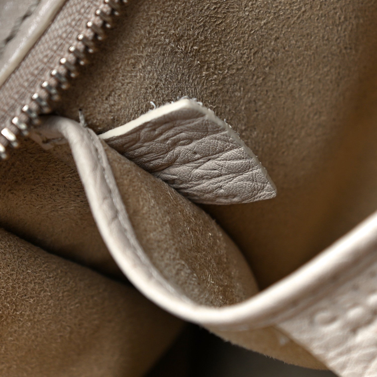 Celine Pebbled Calfskin Nano Luggage Dune 7 of 24