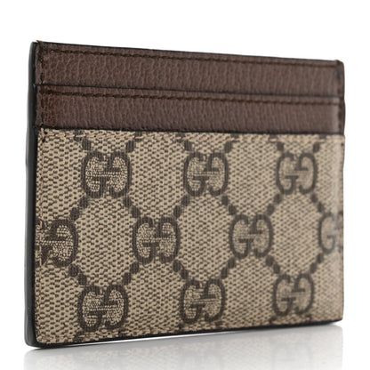 Gucci GG Supreme Monogram Ophidia Card Holder Brown 3 of 6