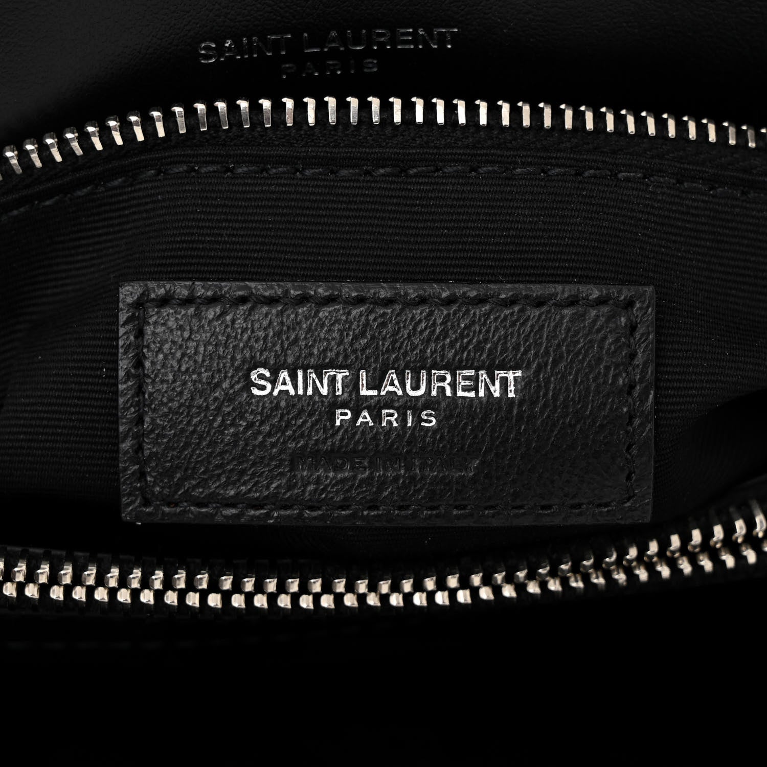 Saint Laurent Calfskin Y Quilted Monogram Medium Loulou Chain Satchel Black 6 of 10