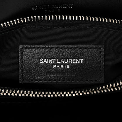 Saint Laurent Calfskin Y Quilted Monogram Medium Loulou Chain Satchel Black 6 of 10