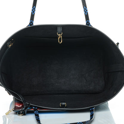 Louis Vuitton Damier Race Neverfull MM Noir Rouge 5 of 7