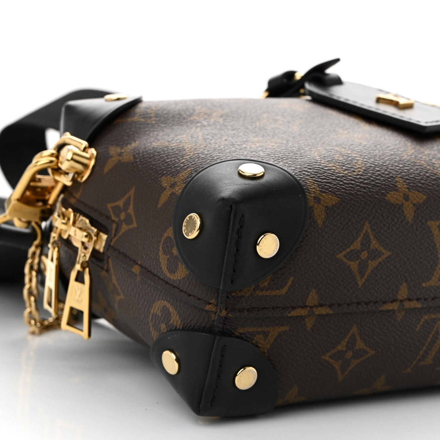 Louis Vuitton Monogram Petite Malle Souple Black 8 of 9