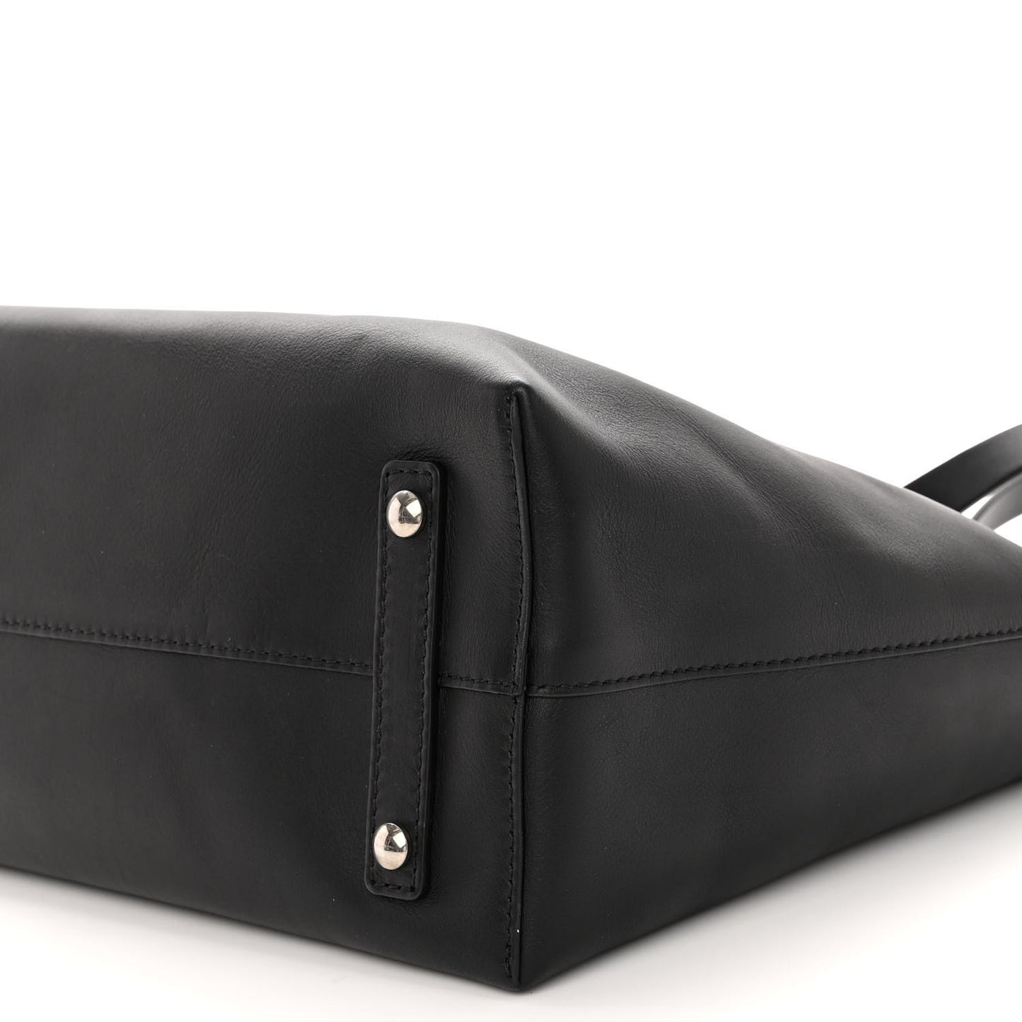 Calfskin Medium Belt Tote Black