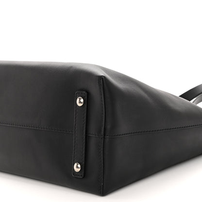 Burberry Calfskin Medium Belt Tote Black 10 of 11