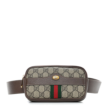 Gucci GG Supreme Monogram Ophidia Belted iPhone Case 95 38 Dark Brown 1 of 12