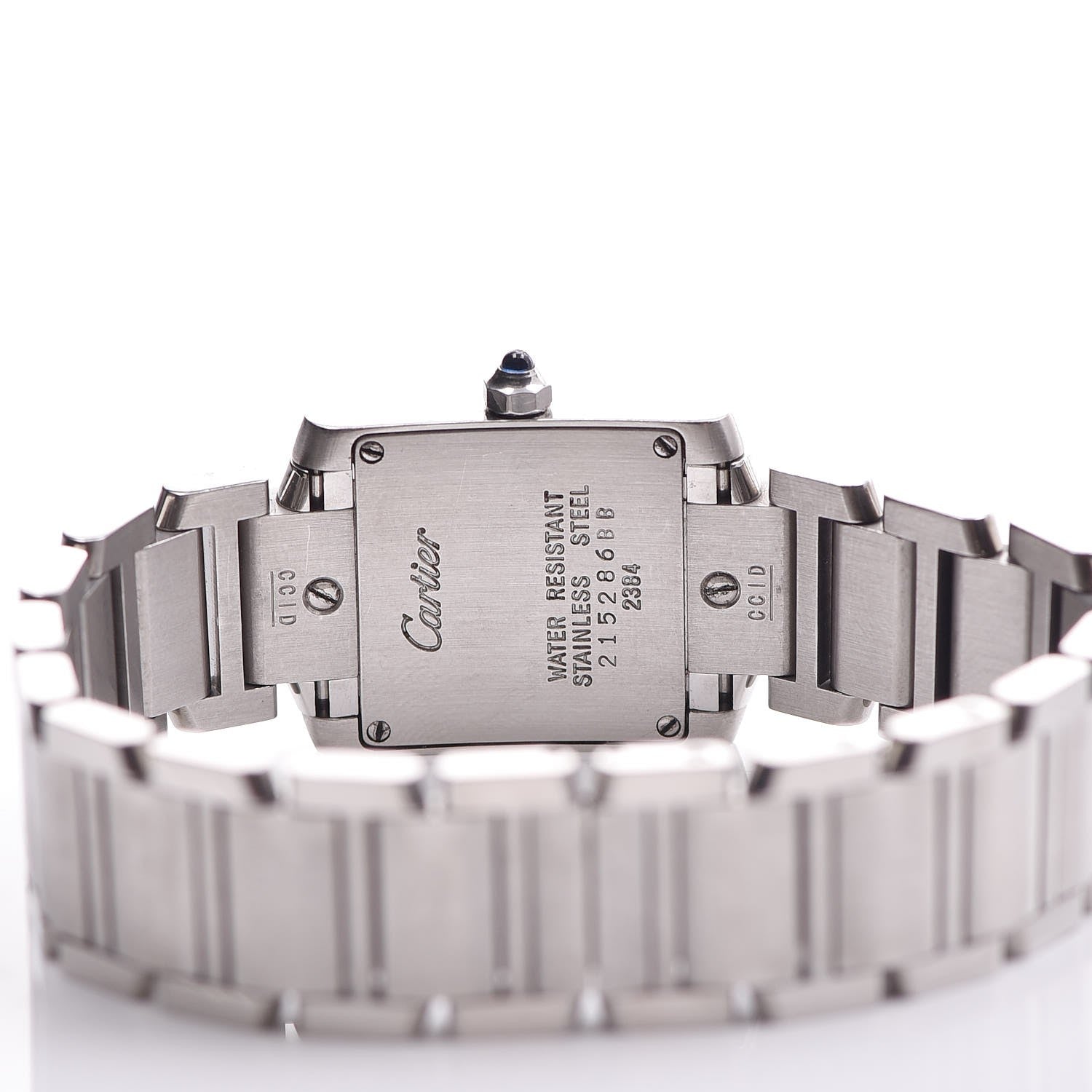 Cartier Stainless Steel 20mm Tank Francaise Quartz Watch 5 of 9