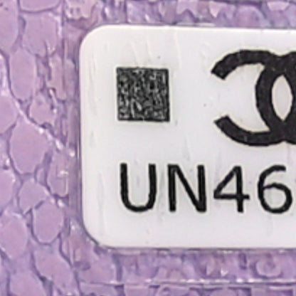 Chanel Caviar Quilted Small Cosmetic Case Light Purple 7 of 8