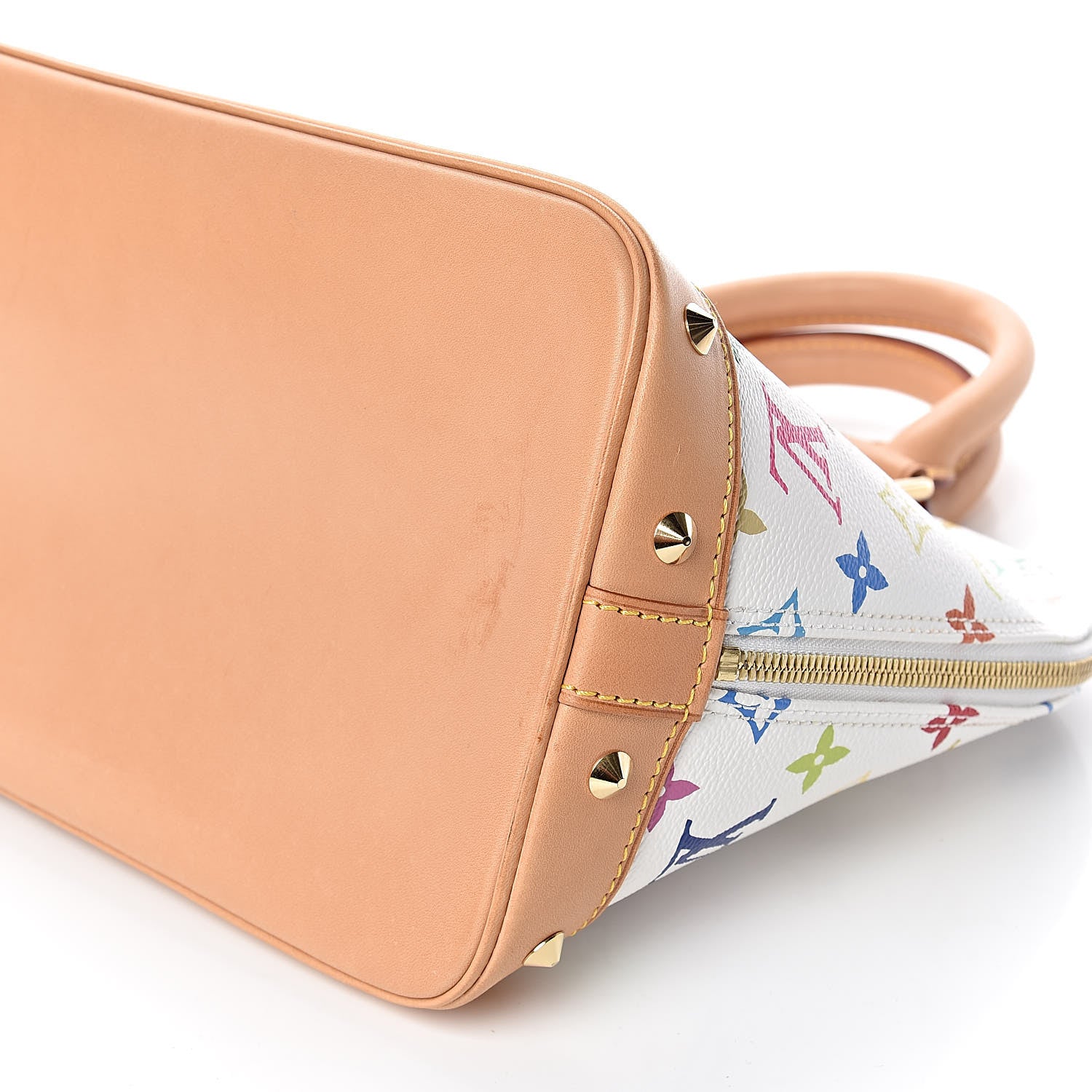 Louis Vuitton Monogram Multicolor Alma White 10 of 11