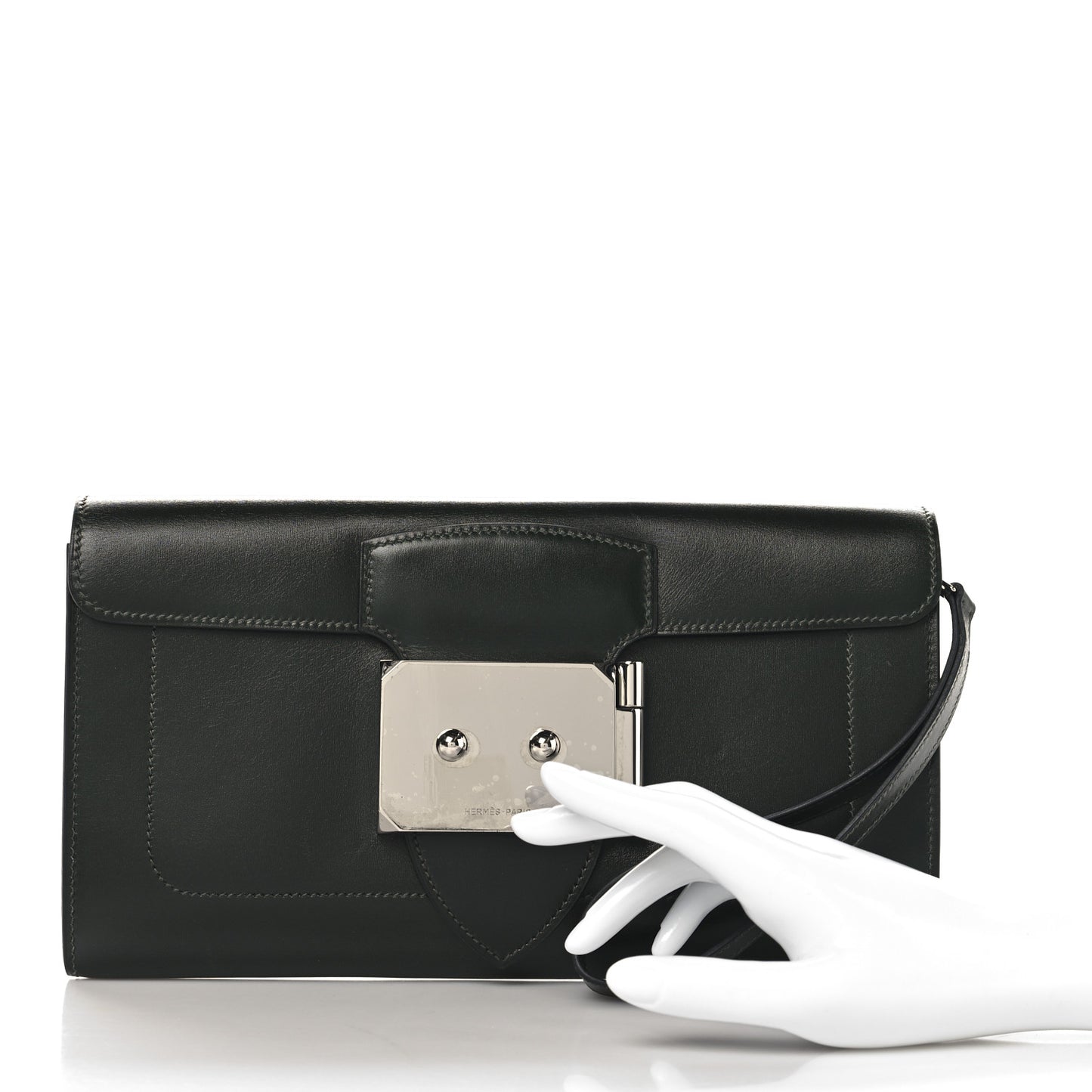 Box Goodlock Clutch  Vert Fonce