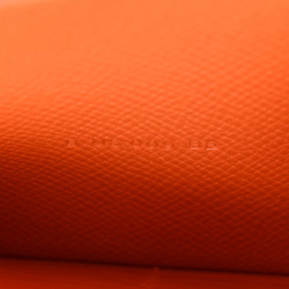 Hermes Epsom Constance Long Wallet To Go Wallet Orange 7 of 8