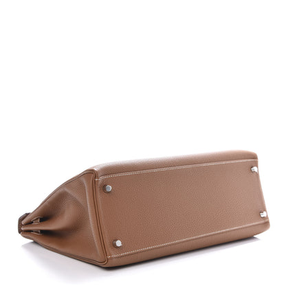 Hermes Togo Kelly Retourne 35 Gold 4 of 11