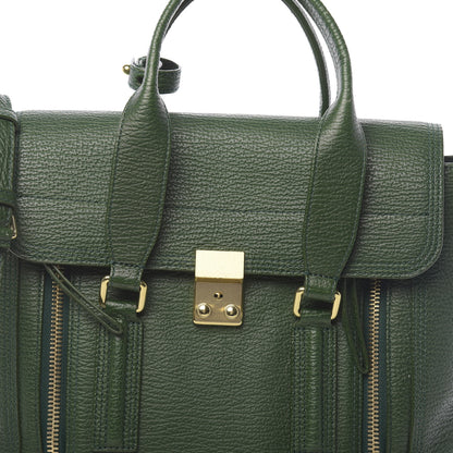 3.1 Phillip Lim 3.1 Textured Calfskin Medium Pashli Satchel Jade 10 of 10