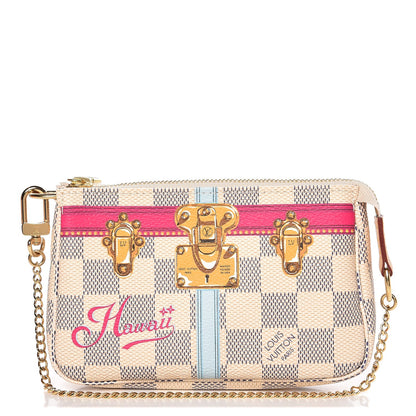 Louis Vuitton Damier Azur Summer Trunks Hawaii Mini Pochette Accessories 1 of 8