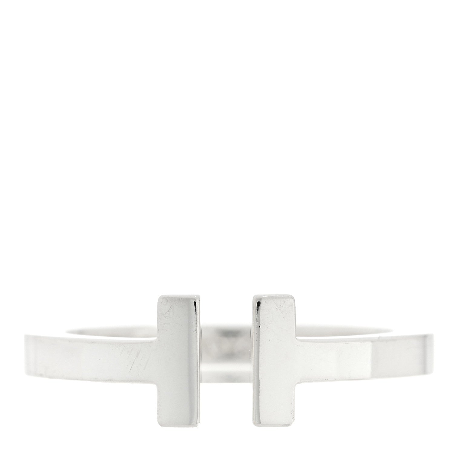 Tiffany Sterling Silver T Wire Ring 61 9.5 1 of 4