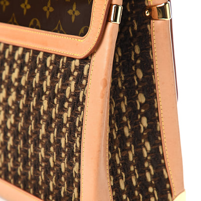 Louis Vuitton Monogram Ambre Tweedy Zip GM 16 of 19
